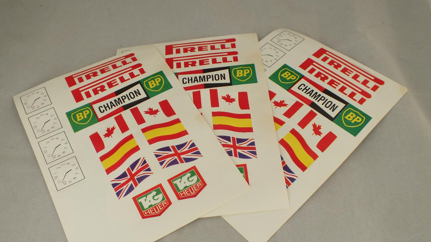 M3660 SCALEXTRIC STICKER SHEETS CONTROL TOWER  PK 3         TOM