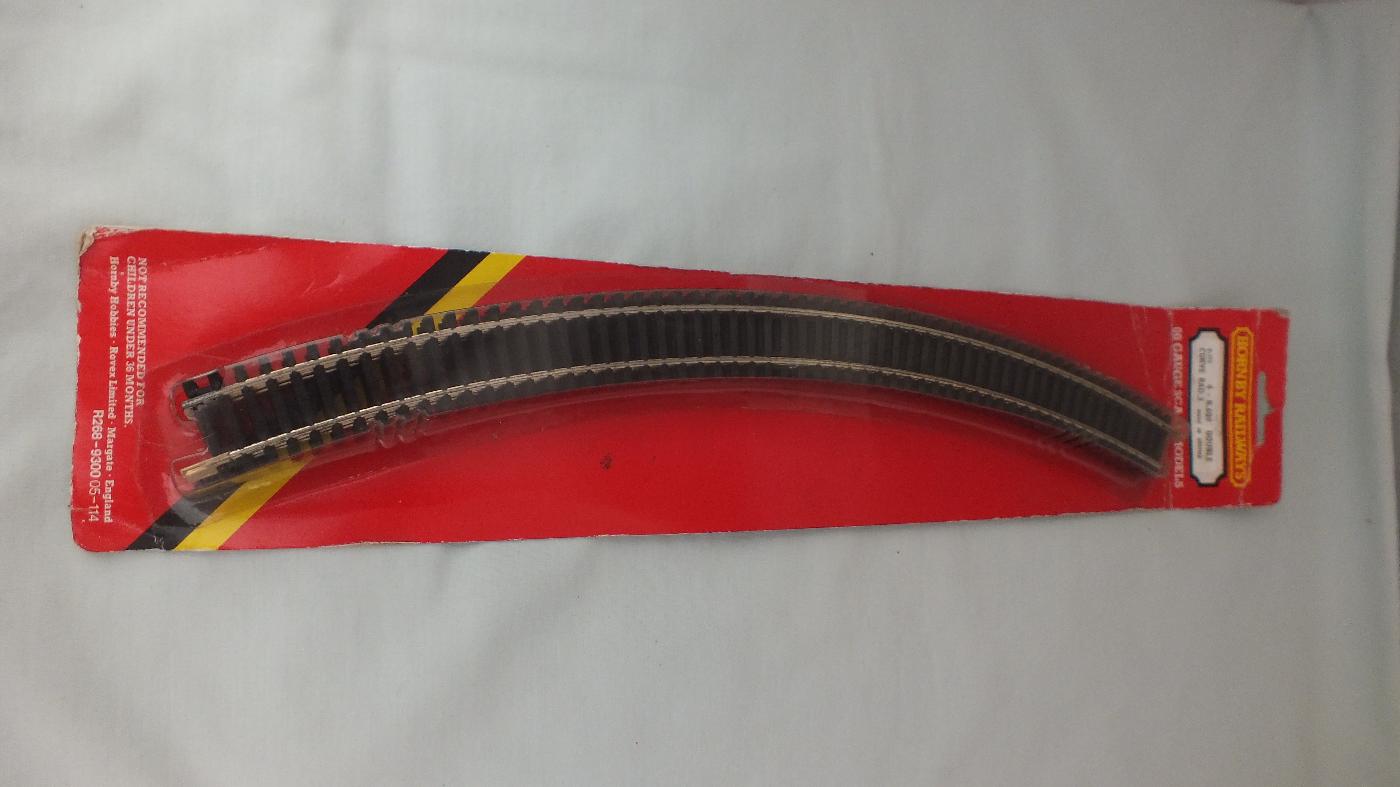 R609 HORNBY TRIANG DOUBLE 3RD RADIUS CURVE        TOPA