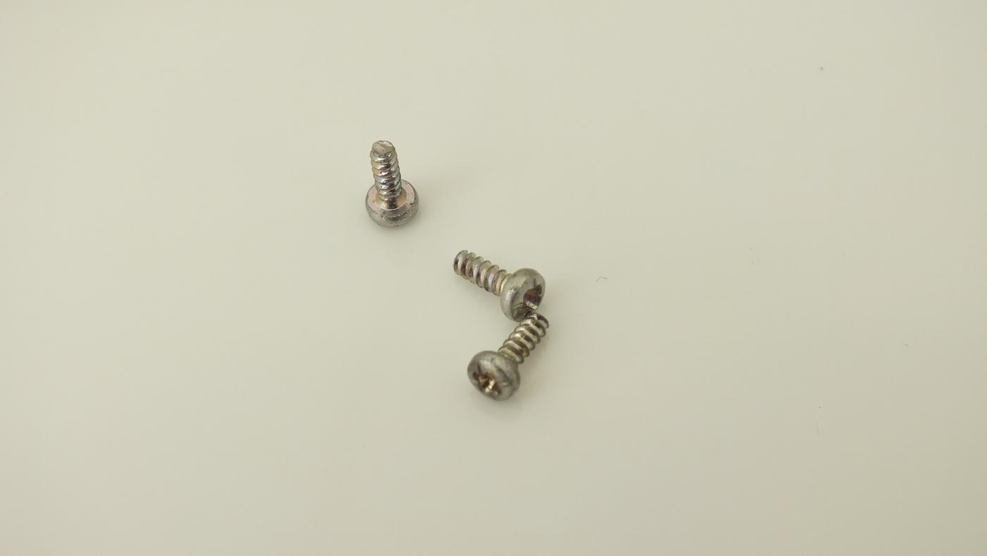 S1192/13402 x 3 hornby triang spare screws G1E