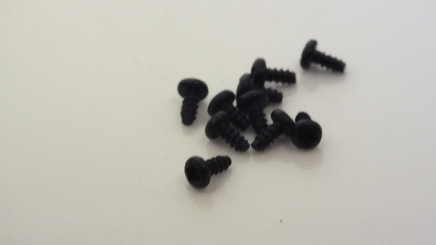 S1196BK HORNBY TRIANG PK 10 SELF TAPPING SCREWS FOR PLASTIC     Y13B