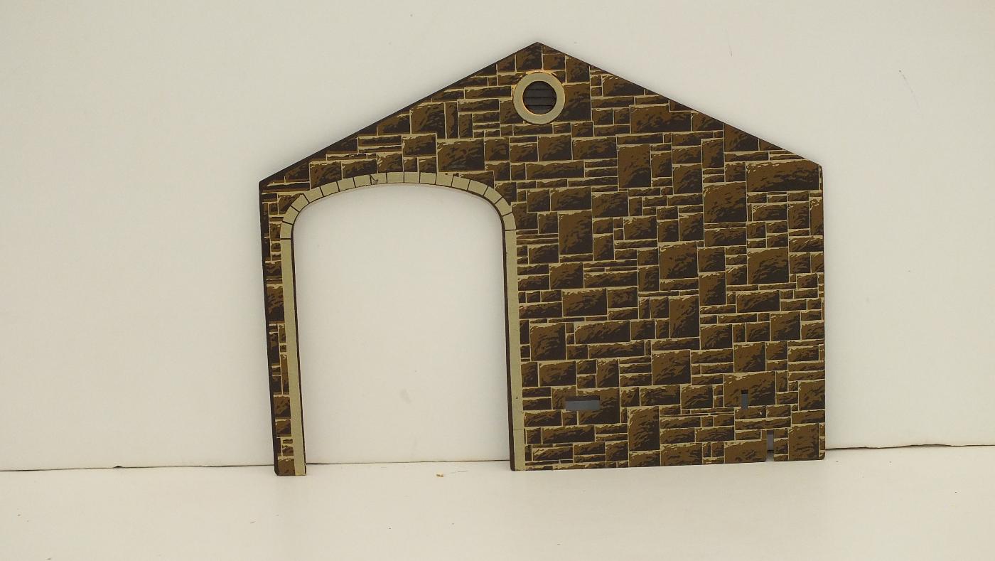 S9824S *  ENGINE SHED END WALL STONE   R4B