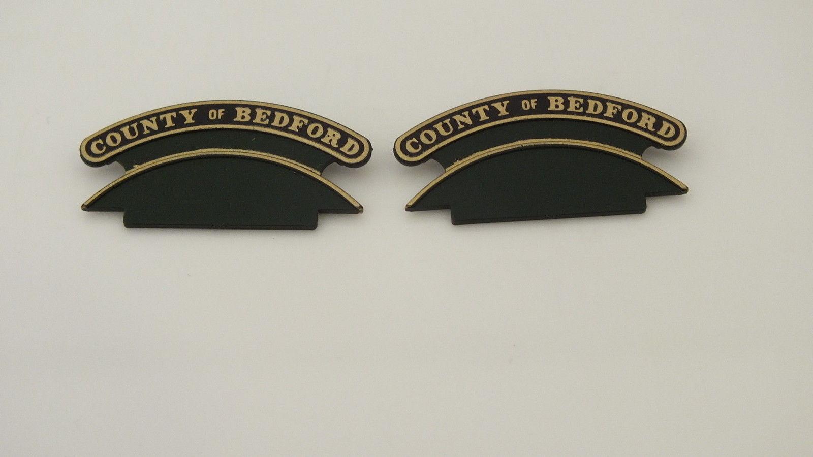 L5479 # HORNBY TRIANG NAME PLATE COUNTY OF BEDFORD     L11D