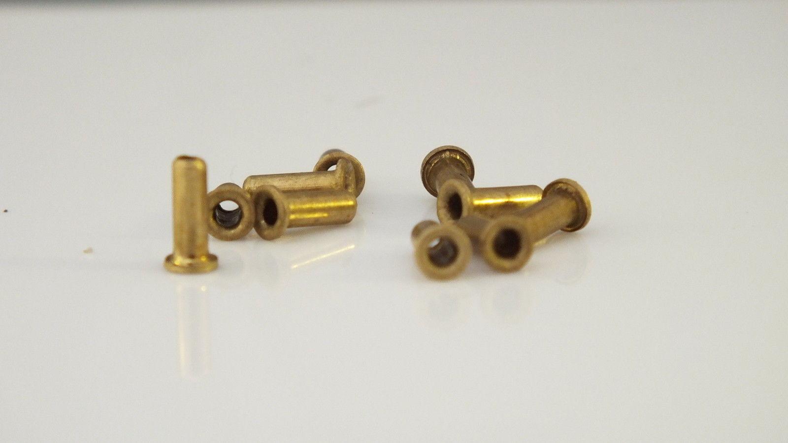 TRIANG/HORNBY X8025 ORIGINAL METAL SCREW-ON COUPLINGS.W/BRASS RIVETS EXCELLENT 